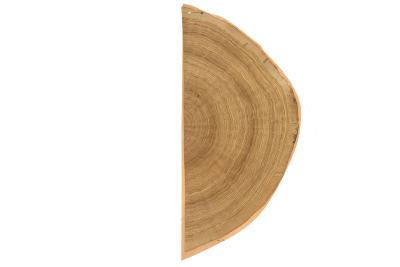 Furnier Express Holzscheiben Eiche Europäisch mit Vlies Halbscheibe D= ca. 600mm+