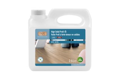Proff High Solid Profi-Öl schnell trock. mit hohem Festkörperanteil Natur Geb. à 2.5lt (4/Pal.)