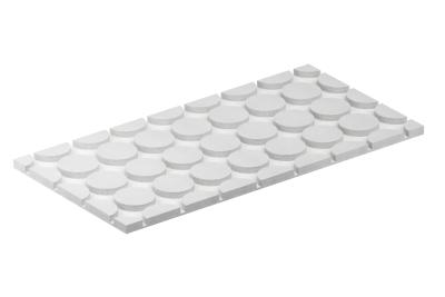 Fermacell Therm25 125 Fussbodenheizelem. rund, allseit. profiliert Nutabst. 125mm (70/Pal.)