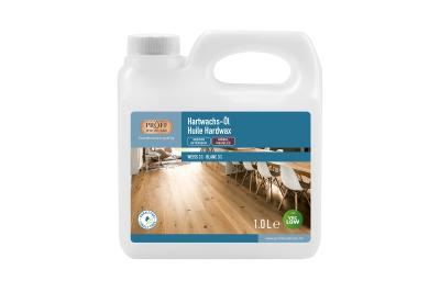 Proff Hartwachs-Öl schnell trocknendes Öl mit Wachskomponeten Weiss 3% Geb. à 1lt) (6/Pal.)